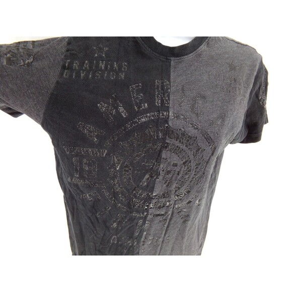 Mens American fighter by Buckle training division black and gray t shirt Size S - Picture 2 of 9